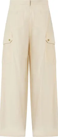Pinko Womens Trousers Rosalin Beige G. Maroso