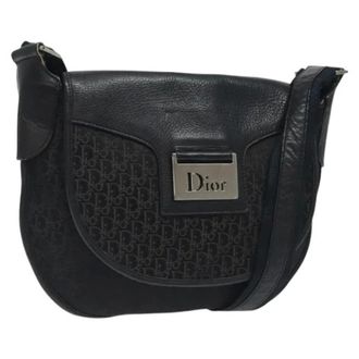 Dior Pre-owned Cross Body Bags, female, Black, Size: ONE SIZE Pre-owned Vintage Shoulder Bag