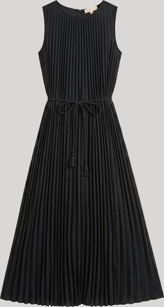Ulla Johnson Womens Fianna Pleated Sleeveless Dress In Black