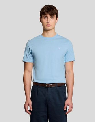 Lyle & Scott Lyle And Scott Mens Superfine Cotton T-Shirt - Blue - Size: 42