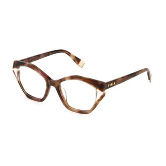 Furla Glasses, female, Brown, Size: 52 MM Cat-eye Optical Frame