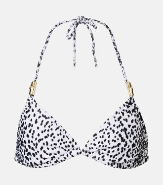 Heidi Klein Icaria printed bikini top