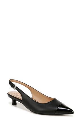Naturalizer Gazing Slingback Pump in Black Faux Leather at Nordstrom Rack, Size 7