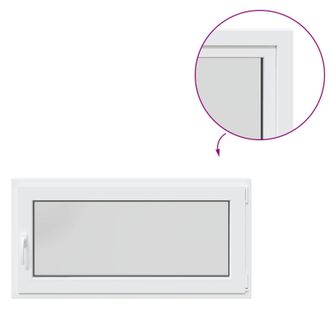 vidaXL Ventana De S&oacute;tano Risor 120 X 50 Cm Pvc Y Vidrio Vidaxl