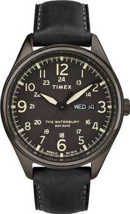 Timex Waterbury Quartz Black Dial Mens Watch TW2R89100