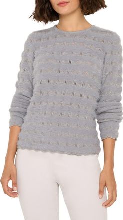 Nic+Zoe Cozy Waves Sweater in Shark Grey at Nordstrom, Size Xx-Large
