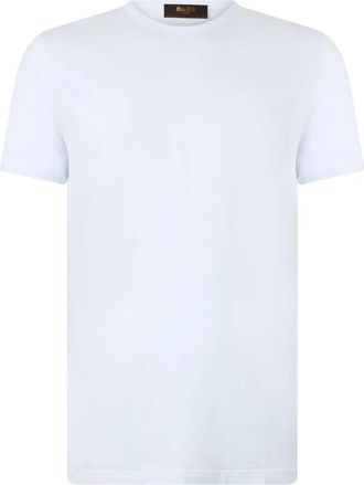 Moorer Farley T-shirt - Heren - T-shirts - Wit - M - Katoen - Tops