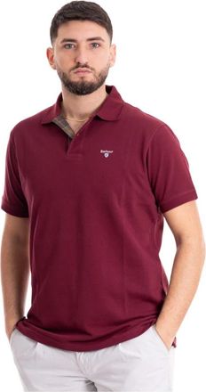 Barbour Polo Tartan Pique Midlayers - Heren - Polos - Rood - XL - Tops