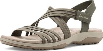 Skechers Reggae Slim - Sunnyside 2.0 Womens Sandals Olive : 11 B - Medium, Synthetic