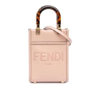 Fendi Pre-owned Mini Sunshine Shopper - Dames - Vintage Mini Tas - Roze - ONE Size - Leer - Vintage
