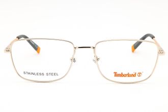 Timberland TB1844 Metal Rectangular Frame Eyeglasses - Gold