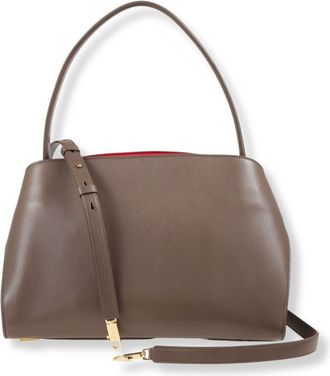 Ferragamo Structured Shoulder Bag With Smooth Finish And Timeless Design