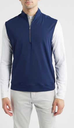 Johnnie-O Torque Quarter-Zip Vest in Navy at Nordstrom, Size Xx-Large