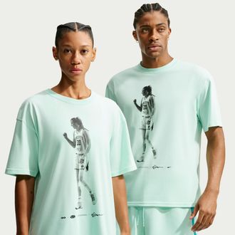 Nike Sabrina Nike Womens Dri-FIT Basketball T-Shirt in Green | IO0941-353