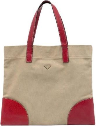 Prada Pre-owned Tote Bags, female, Multicolor, Size: ONE SIZE Pre-owned Vintage Tote Bag