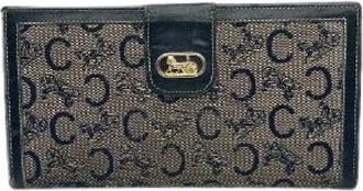Celine Pre-owned Leren Portemonnee - Dames - Vintage Accessoires - Zwart - ONE Size - Leer - Vintage