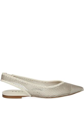 Prosperine Pumps con cinturino posteriore - Bianco