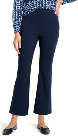 Nic+Zoe Berkeley Wonderstretch Ankle Bootcut Pants in Dark Indigo at Nordstrom, Size 10
