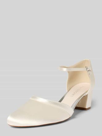 Rainbow Club Brautschuh mit Blockabsatz Modell STACY in Offwhite, Gr&ouml;&szlig;e 37,5