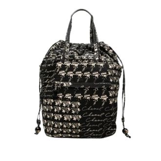 Chanel Pre-owned Printed Canvas Tote - Pre-owned - Mujer - Negro - ONE SIZE