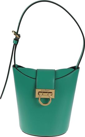 Ferragamo Flap Lock Shoulder Bag