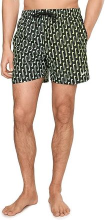 Nike Breaker Swoosh Link 5 Brief Lined Volley Mens Swimwear Black : 2XL, Mesh/Polyester