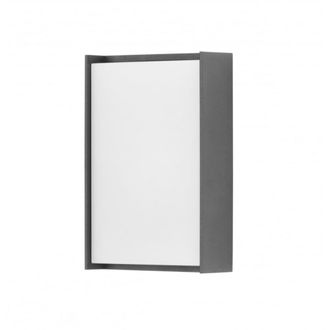 Forlight Aplique de pared exterior led aluminio gris 10x5x17 cm