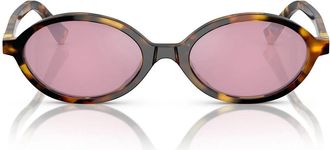 Miu Miu Sunglasses Mu04 Zs Vau50 D Brown/Pink Women