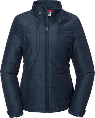 Russell Athletic Russell Dames/dames Cross Jacket (Franse marine)