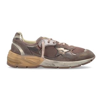 Golden Goose Sneakers, male, Brown, Size: 11 US Running Dad New Sneakers