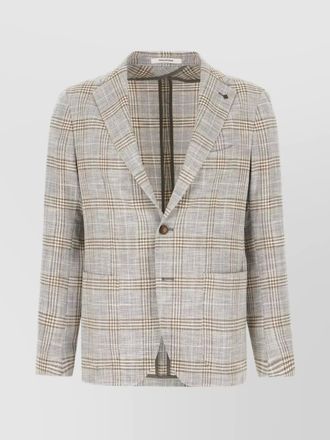 Tagliatore silk blend suit jacket
