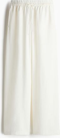 H&M Hose aus Leinenmix - White