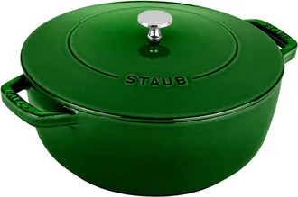 Staub Cast Iron Essential French Oven, Dutch Oven, 5-quart, serves 5-6, Made in France
