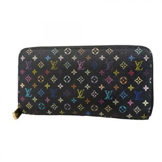 Louis Vuitton Noir Violet Long Wallet (Bi-Fold) (Pre-Owned)