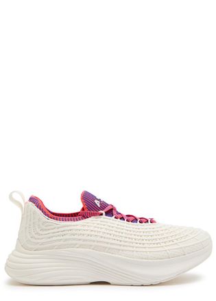 Athletic Propulsion Labs Techloom Zipline Embroidered Knit Sneakers - White - 10 (IT40.5 / UK7.5)