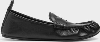 Acne Studios Womens Supple leather loafers