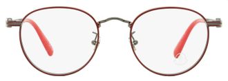 Moncler ML5204H Oval Optical Eyeglasses - Red
