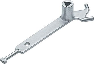 OEM Llave Triangular Din 3223 Con Gancho, Acero Fundido Galvanizado Para Poste De Barrera