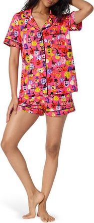 Bedhead Pajamas Print Short Pajamas in Pumpkin Patch Party at Nordstrom, Size X-Small