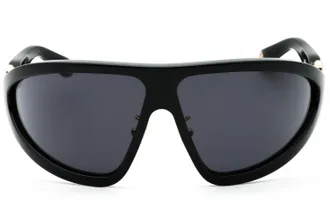 Roberto Cavalli SRC042 Oversized Logo-Detail Sunglasses - Black