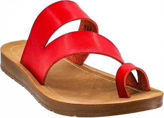Corkys Footwear Womens Just A Fling Sandal In Red