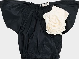 Sea New York Laurie Flutter-Sleeve Top