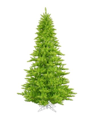 Vickerman 9Ft Lime Fir Artificial Christmas Tree, Lime Dura-Lit Led Lights