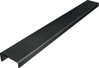 Marcel Breuer Meubelgreep opleg - 30cm - model A - materiaal RVS - gunmetal geborsteld