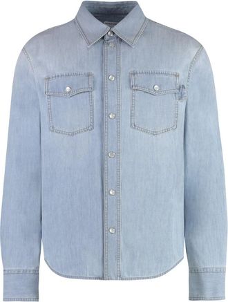 Bottega Veneta Denim Shirt - Heren - Spijkeroverhemden - Blauw - M - Denim - Overhemden