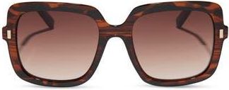 DIFF Eyewear 54mm Square Sunglasses in Mahogany Tortoise at Nordstrom Rack