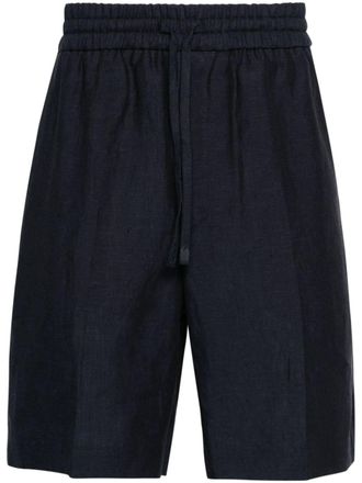 Brioni Asolo linen shorts - Blue