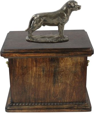 OEM Rottweiler Ii - Urna Para Cenizas De Perro, Urna Con Estatuilla, Urna Elegante De Estilo Cl&aacute;sico De Art-dog