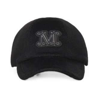Max Mara Accessoires, Dames, Zwart, 58 CM, MXAordine Cappello-Berretto