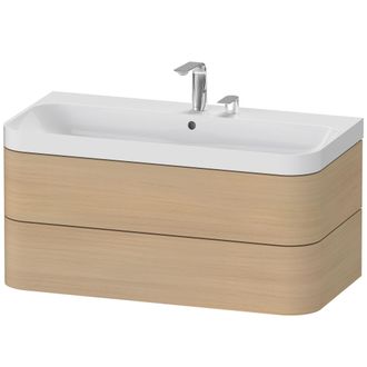 Duravit Duravit Happy D.2 Plus C-shaped Set Suspendu, 975x490mm, 2